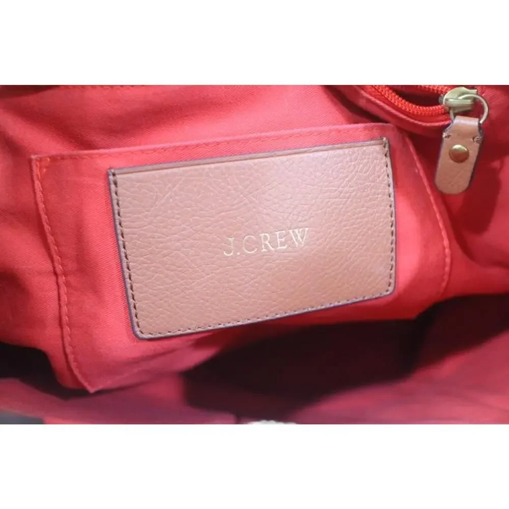 J Crew All-day Tote Bag in Black Leather F5237 (pu300